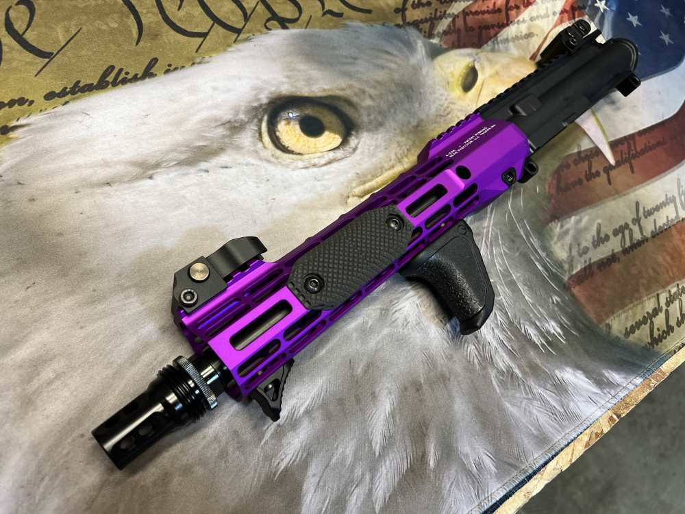 10in (9mm) AR9 PCC Builders Kit Faxon, Aero Ano Purple ASR -CWRAY-img-21