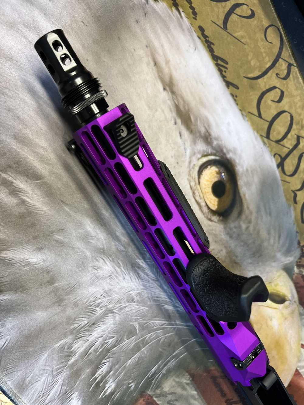 10in (9mm) AR9 PCC Builders Kit Faxon, Aero Ano Purple ASR -CWRAY-img-22