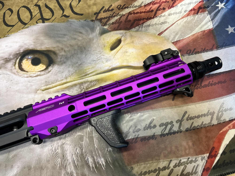 10in (9mm) AR9 PCC Builders Kit Faxon, Aero Ano Purple ASR -CWRAY-img-25