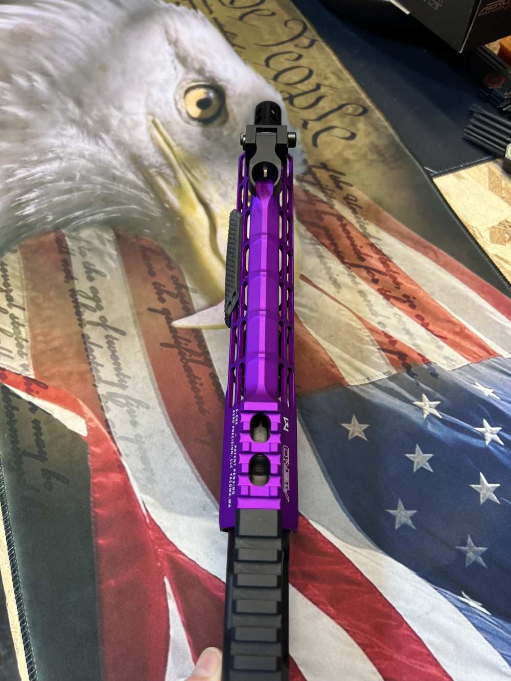 10in (9mm) AR9 PCC Builders Kit Faxon, Aero Ano Purple ASR -CWRAY-img-28