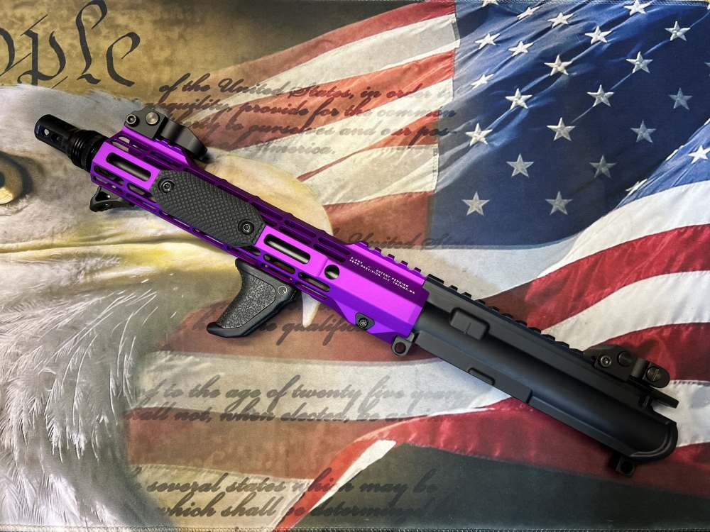 10in (9mm) AR9 PCC Builders Kit Faxon, Aero Ano Purple ASR -CWRAY-img-27