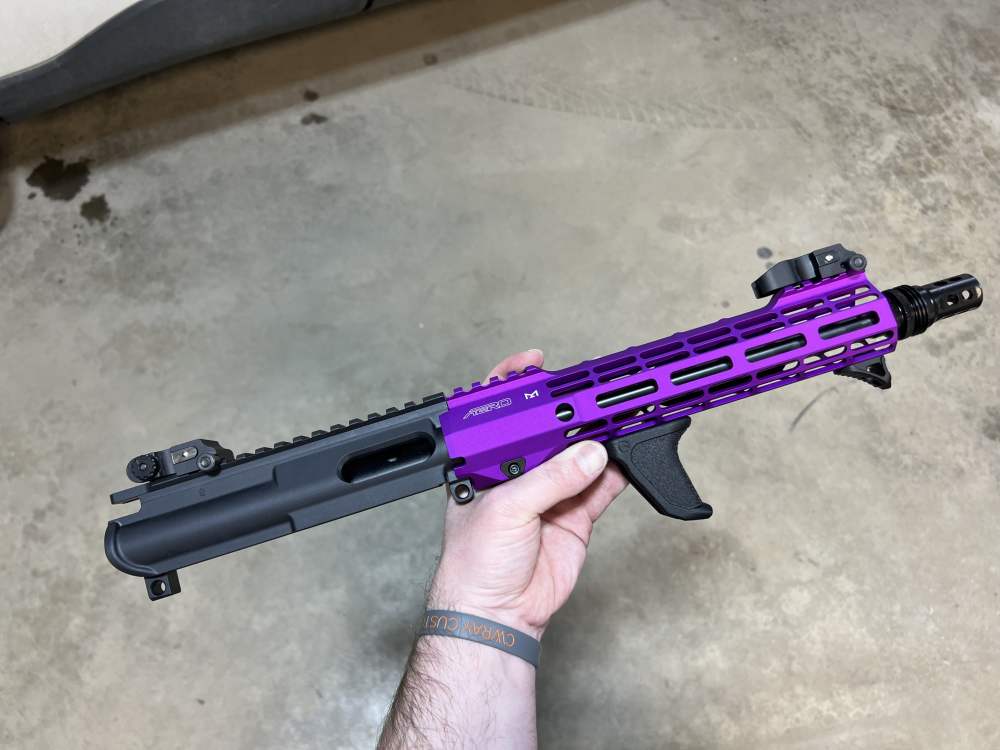 10in (9mm) AR9 PCC Builders Kit Faxon, Aero Ano Purple ASR -CWRAY-img-37