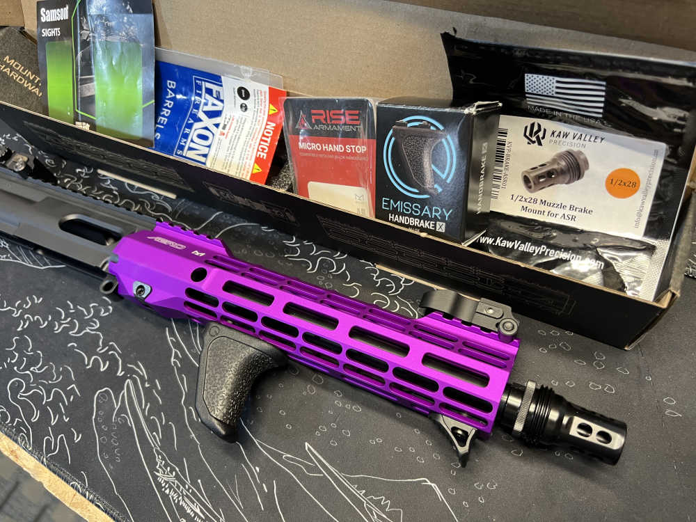 10in (9mm) AR9 PCC Builders Kit Faxon, Aero Ano Purple ASR -CWRAY-img-53