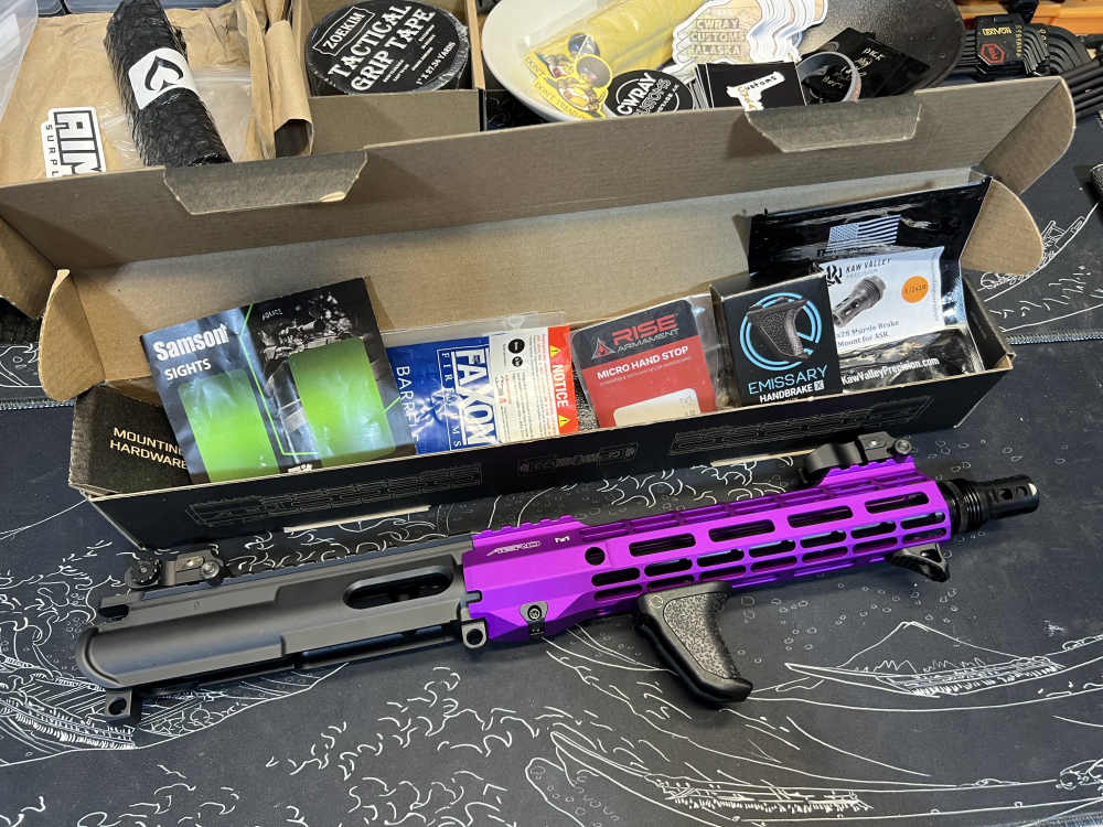 10in (9mm) AR9 PCC Builders Kit Faxon, Aero Ano Purple ASR -CWRAY-img-52