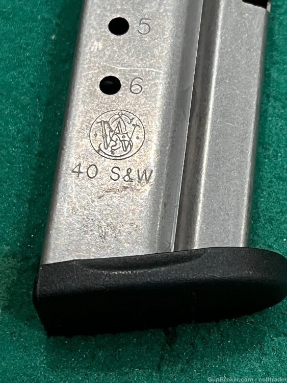 Smith & Wesson 40S&W Stainless Pistol Factory 6rd Magazine-img-6