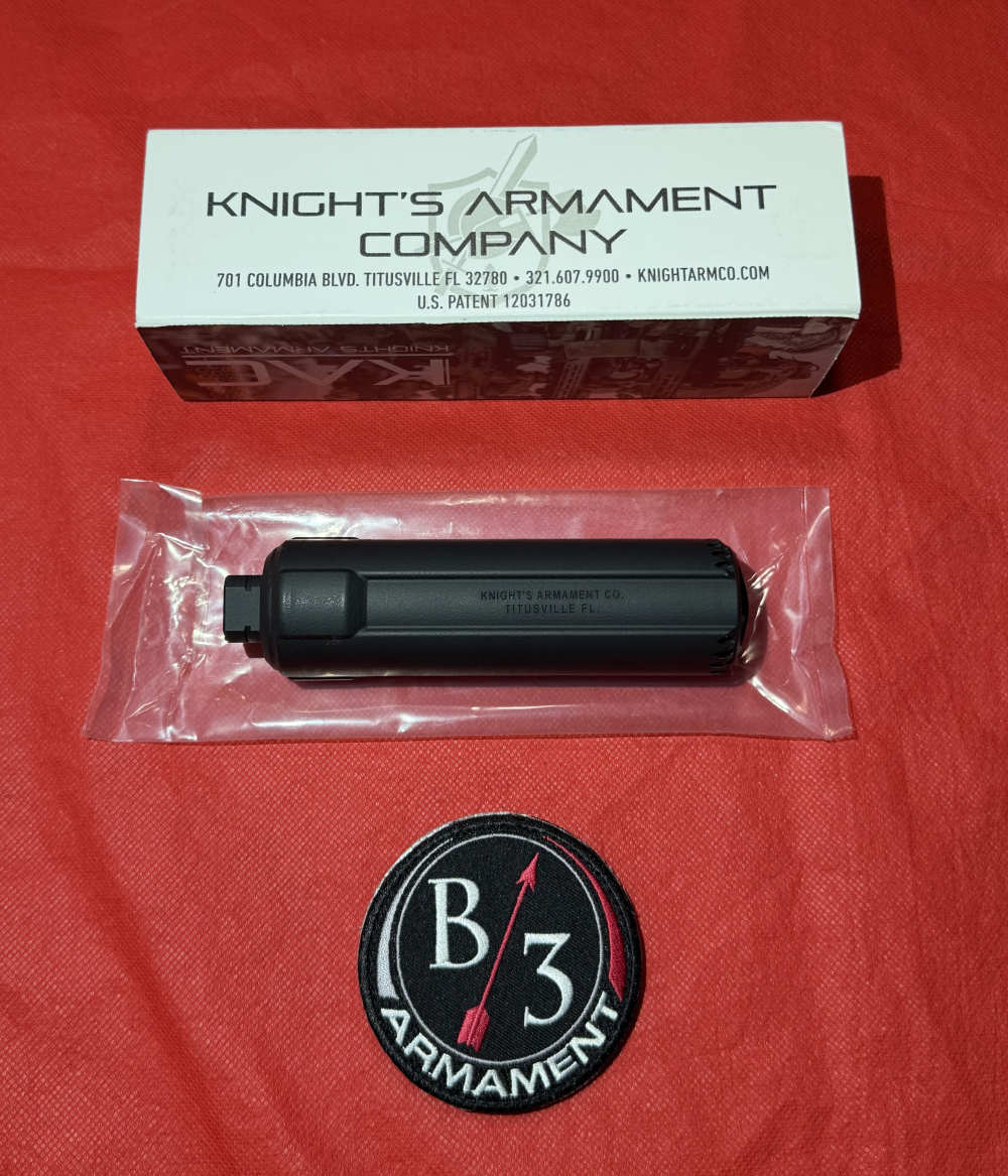Knights Armament KAC 9MM 900 DTS-1 Suppressor KM 123434 NIB-img-0