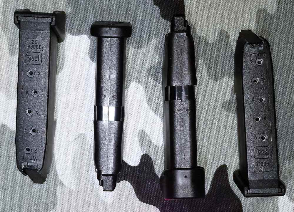 Glock 43 9MM Factory OEM 6-Rnd  New   1 Bid = 4 Mags -img-0