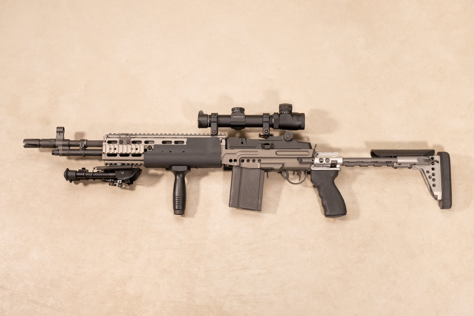 Springfield M1A SOCOM MK14 EBR Clone - Leupold Mark 4 KAC-img-7