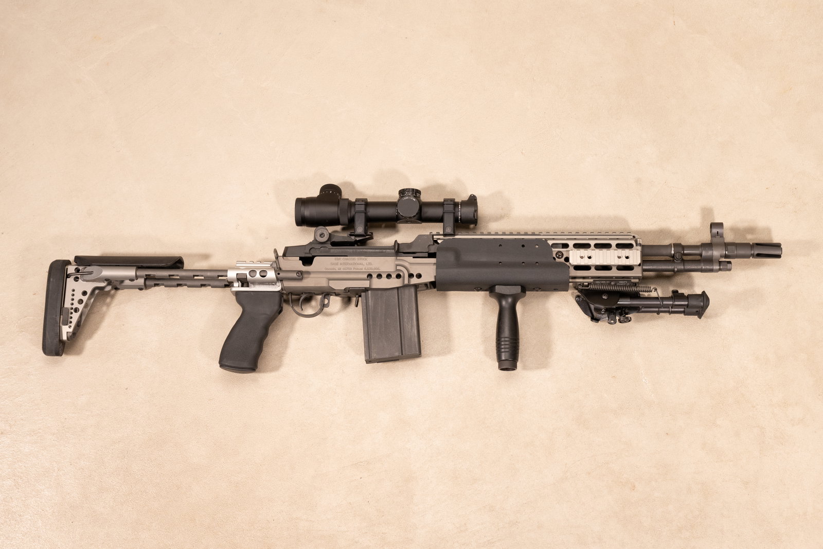 Springfield M1A SOCOM MK14 EBR Clone - Leupold Mark 4 KAC-img-2