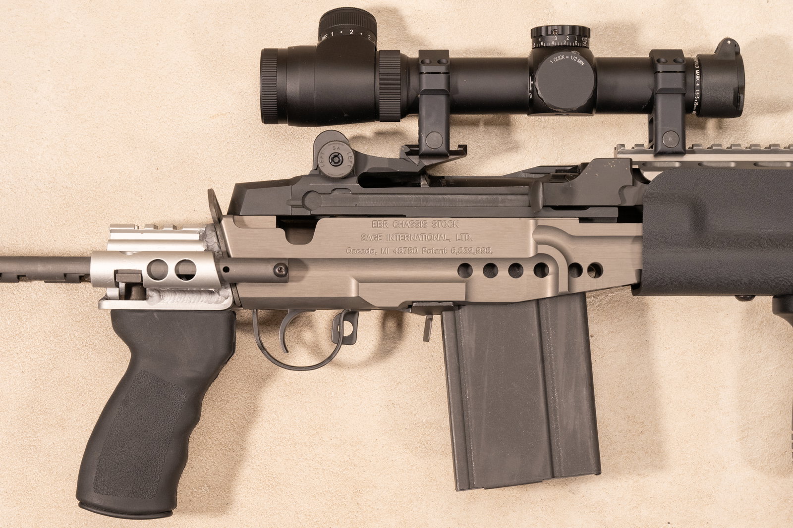 Springfield M1A SOCOM MK14 EBR Clone - Leupold Mark 4 KAC-img-4