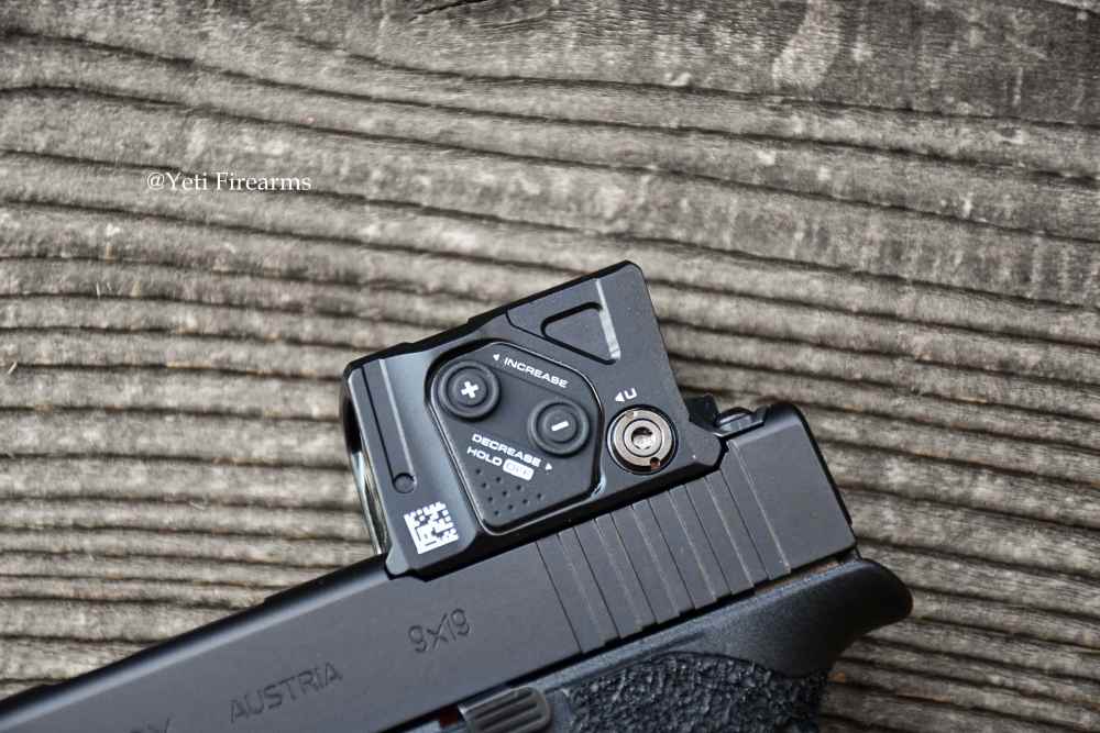 Glock 43x MOS A-CUT 9mm W/ Aimpoint COA Triarc Stipple TLR-7 HL-X APEX -img-12