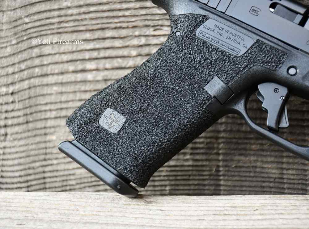 Glock 43x MOS A-CUT 9mm W/ Aimpoint COA Triarc Stipple TLR-7 HL-X APEX -img-10