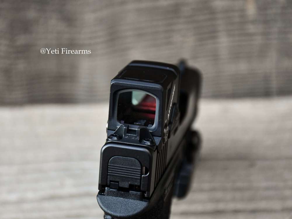 Glock 43x MOS A-CUT 9mm W/ Aimpoint COA Triarc Stipple TLR-7 HL-X APEX -img-14