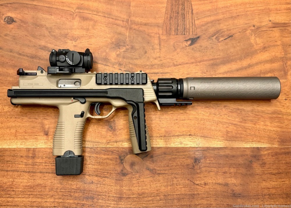 B&T TP9 MP9 RBS PRINT-X Titanium Suppressor SD-TP9/MP9-img-2