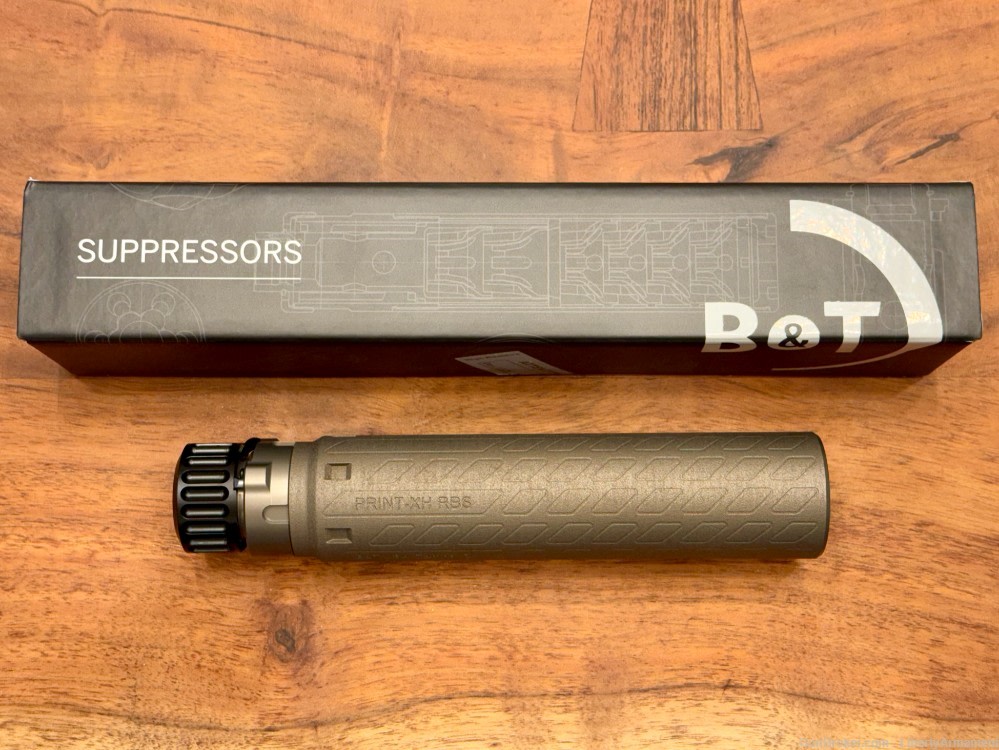 B&T RBS 5.56 Full Size Titanium Suppressor, PRINT-X Hybrid, SD-556RBS-Ti-img-0