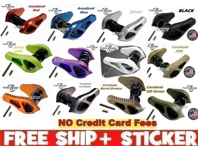Timber Creek Outdoors AMBI SS AR Safety Colors Levers Silver out of Stock-img-0