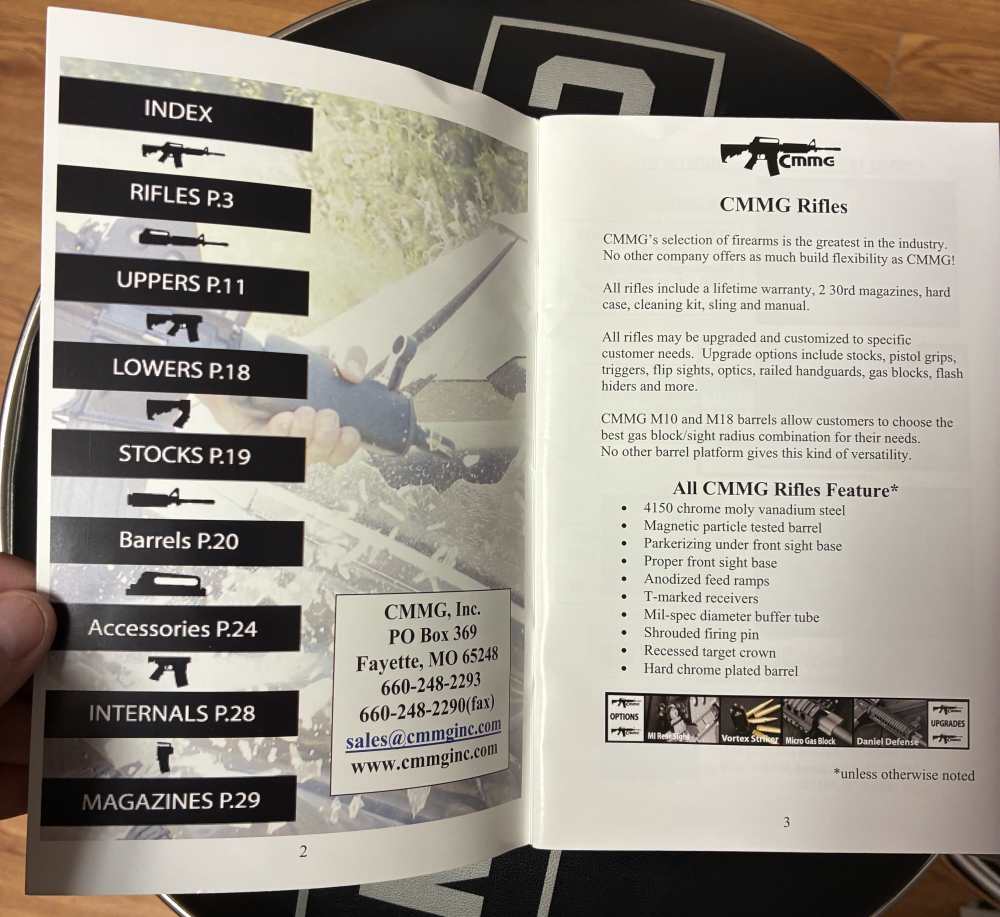 CMMG 2007 36 page catalog AR 15 Rifle-img-1