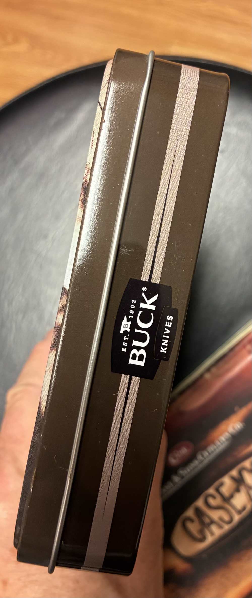 CASE & BUCK knife tins Empty -img-3