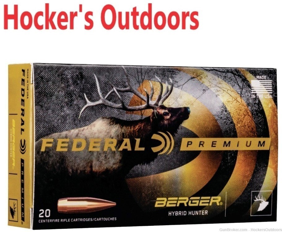 Federal P65CRDBCH1 Premium 6.5 Creedmoor 135gr Berger Hybrid-img-0