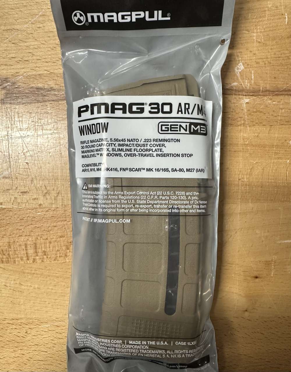 Magpul PMAG 30 Gen M3 Window – MCT FDE – AR15/M4 Fast Shipping-img-4