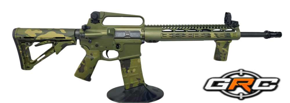 BLACK RAIN ORDNANCE TYRANT 5.56 NATO 16" BULLFROG GREEN / TMC W/ FREE BAG-img-0