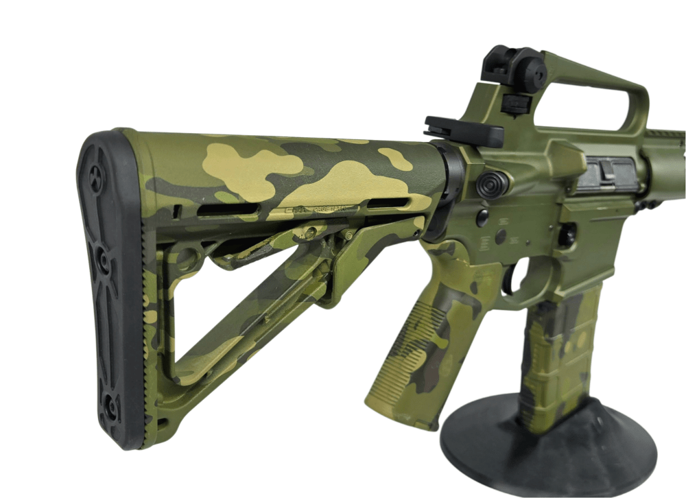 BLACK RAIN ORDNANCE TYRANT 5.56 NATO 16" BULLFROG GREEN / TMC W/ FREE BAG-img-1