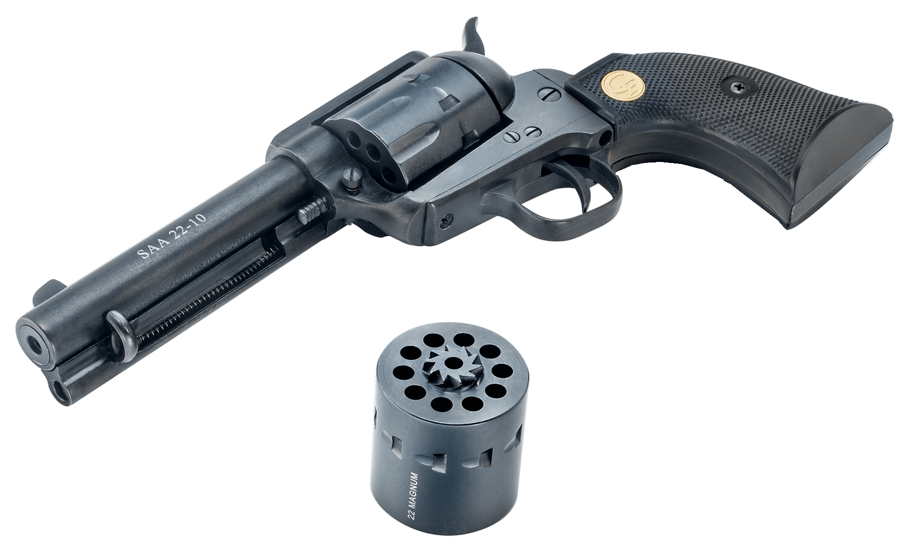 Chiappa Firearms CF340155D SAA 1873  22 LR or 22 WMR Caliber with 4.75 Barr-img-0