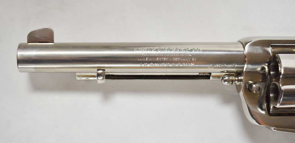 SEQUENTIAL HAWES WESTERN MARSHALL .45 COLT 6" SAA PENNY NICKEL SALE 45LC NR-img-3