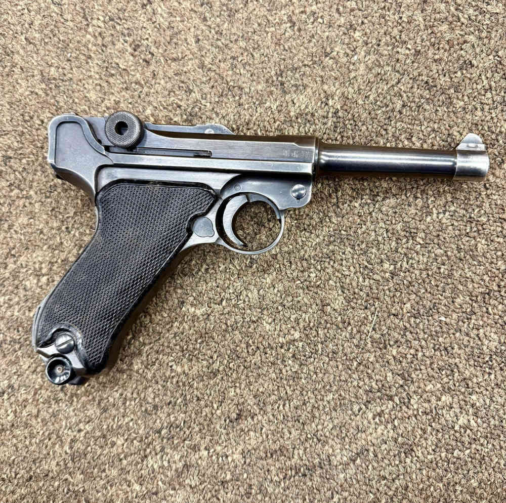 1941 Mauser byf 41 P.08 P08 Luger Black Widow 9mm All Matching Mags Holster-img-1