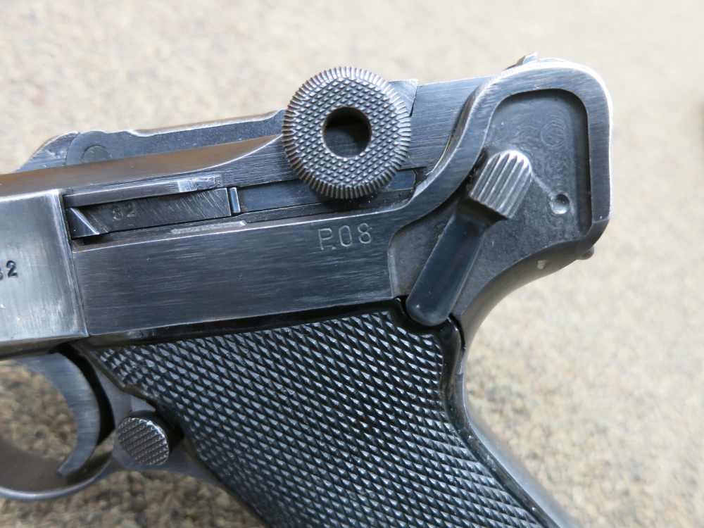 1941 Mauser byf 41 P.08 P08 Luger Black Widow 9mm All Matching Mags Holster-img-7