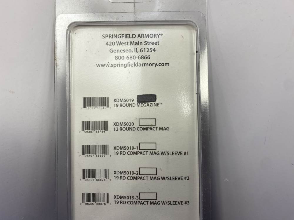 4 Springfield Armory XD(M) 9mm 19 Round Factory Magazines *FACTORY MAGS*-img-5