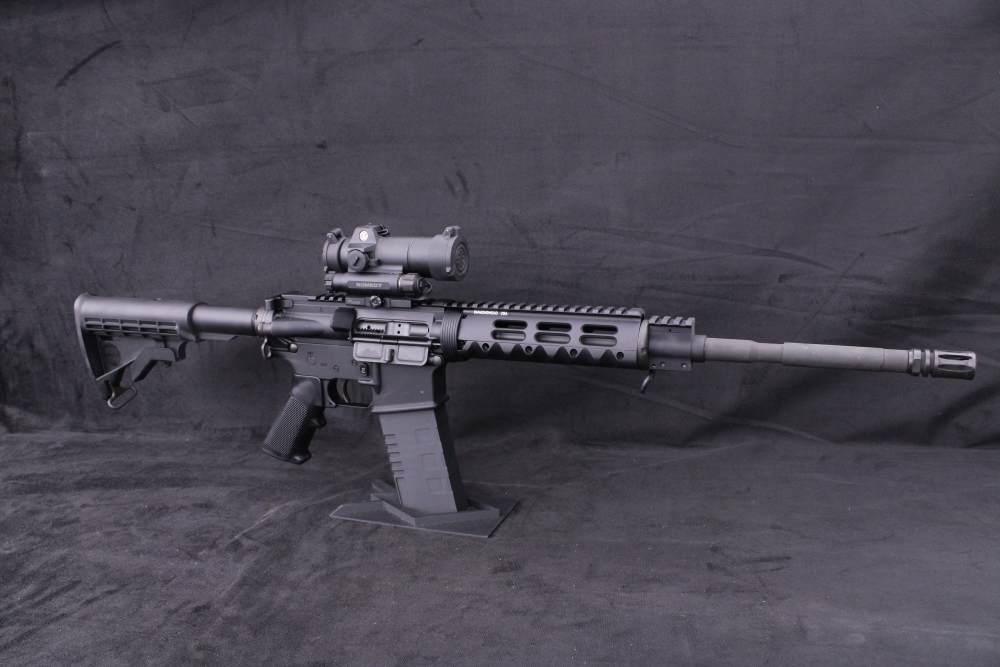 Stag Arms Stag-15 5.56 NATO 16" Barrel Diamondhead Handguard Romeo7 Red Dot-img-1