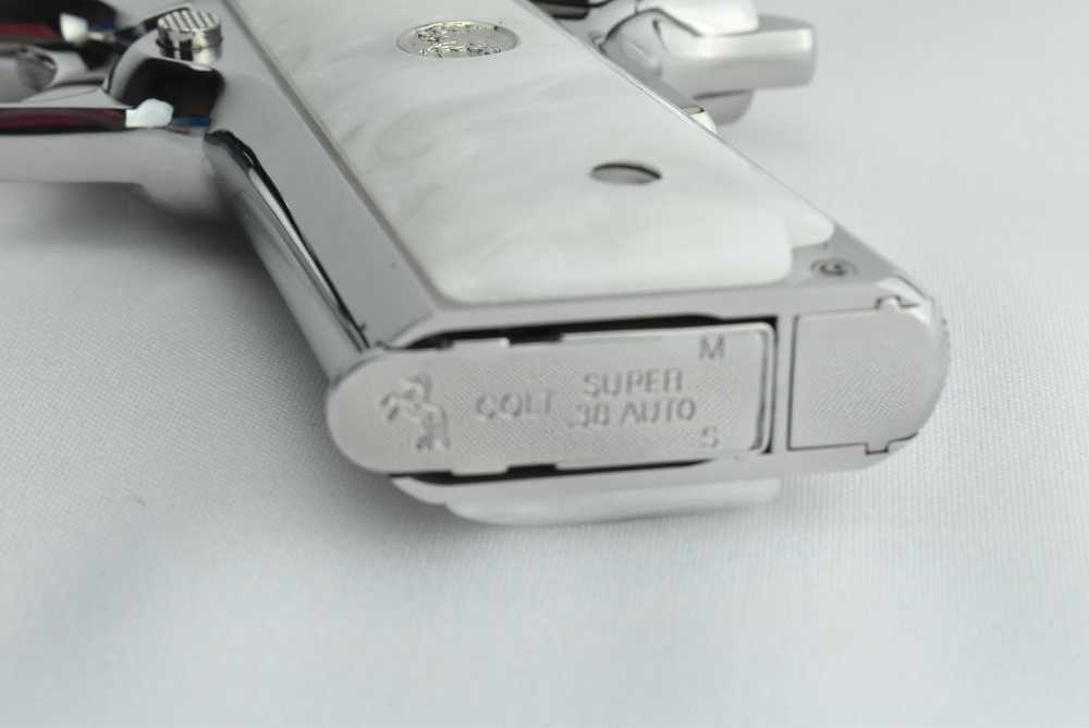 RARE Custom Shop Colt Custom .38 Super FACTORY Bright Stainless ELCEN 1911-img-13