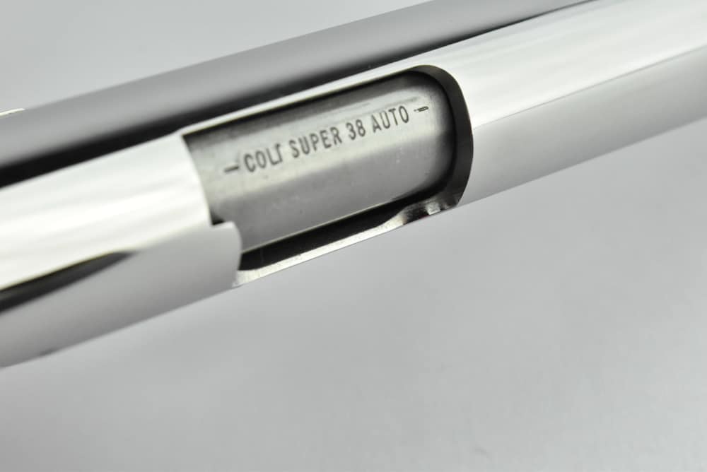 RARE Custom Shop Colt Custom .38 Super FACTORY Bright Stainless ELCEN 1911-img-10