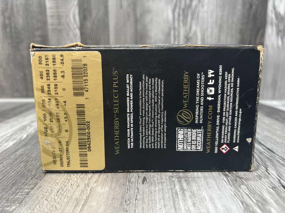 WEATHERBY 20 Rounds .270 WBY MAG 150GR Ultra-High Velocity -img-2