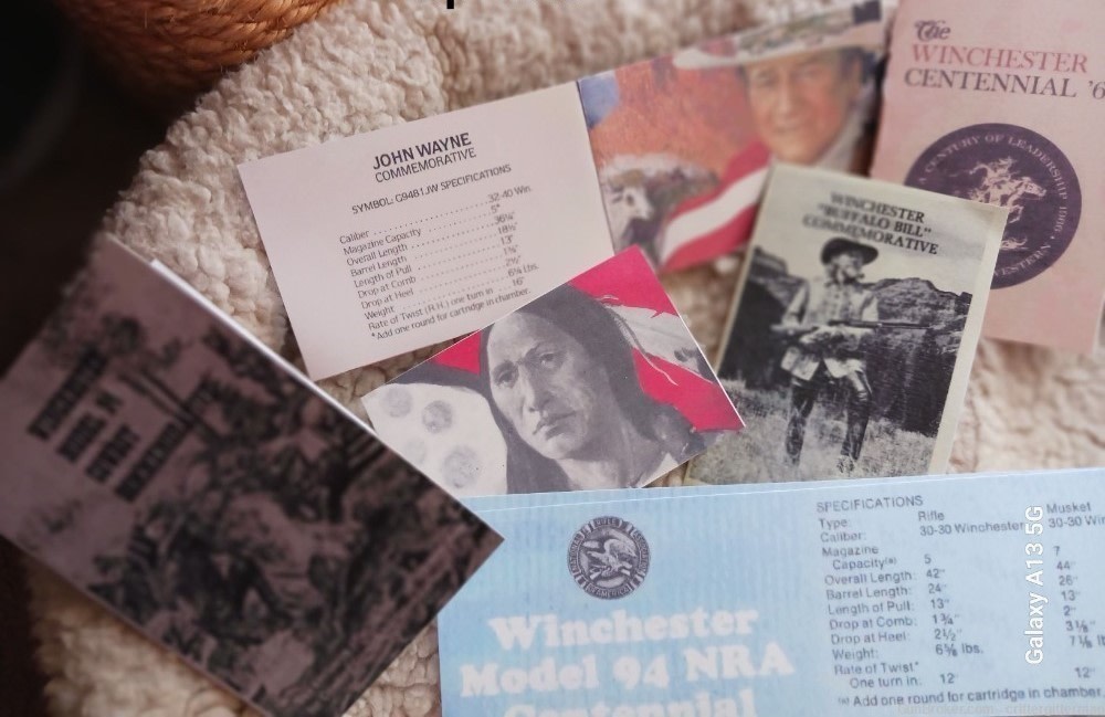 WINCHESTER DOCS Labels TAGS: Cowboy, John Wayne, Crazy horse, NRA, Buff...-img-0