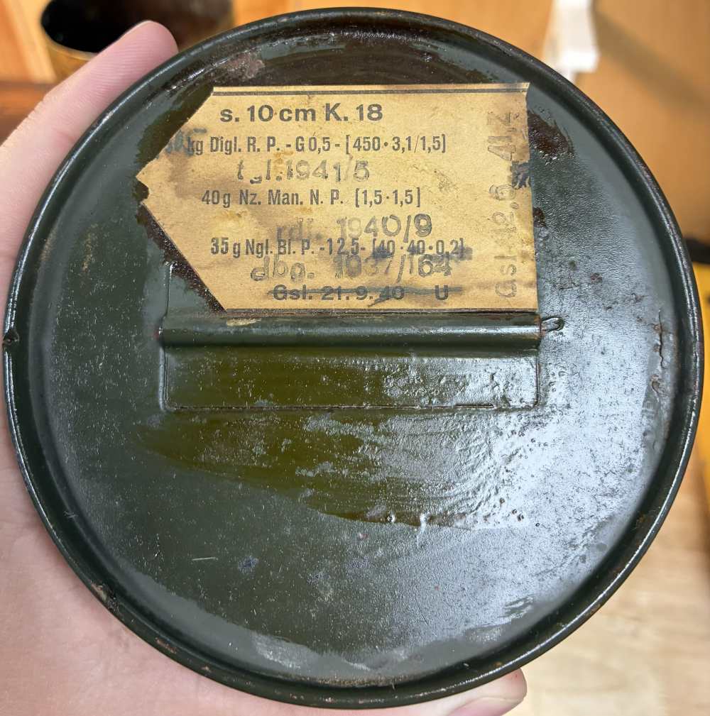 *RARE* 10CM GERMAN / 105MM M14 PROTOTYPE ABERDEEN PROVING GROUNDS 1/1-img-13