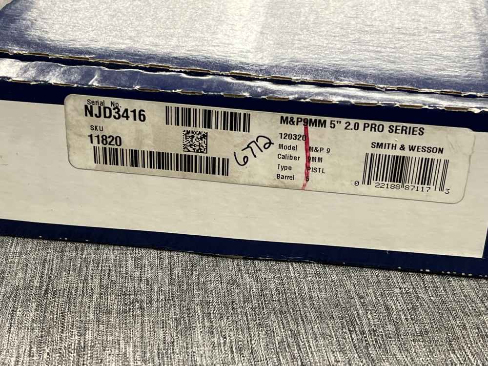 Smith & Wesson M&P 9mm 5" Pro Series Fiber Optic Sights-img-4