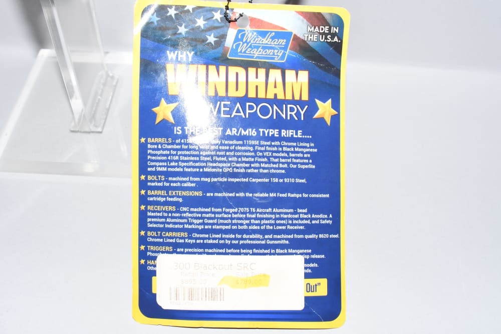 Wonderful Windham Weaponry WW-15 AR-15 Semi Auto Rifle 300 Blackout W Case-img-3