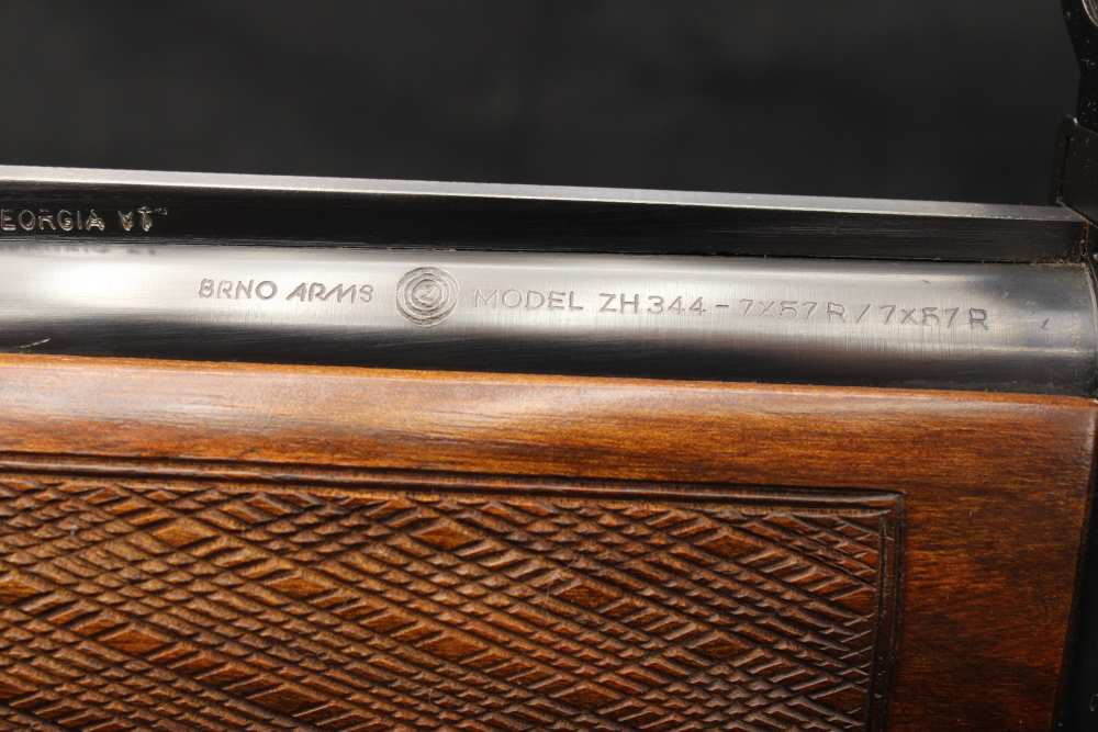 *RARE* CZ BRNO Arms ZH-344 7x57R Over Under Double Rifle 23.5" BBL's O/U-img-21