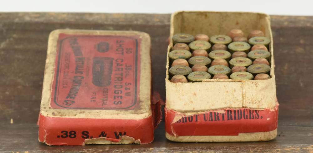 RARE Union Metallic Cartridge Co UMC 38 S&W Shot Partial Box 32 rnd-img-3