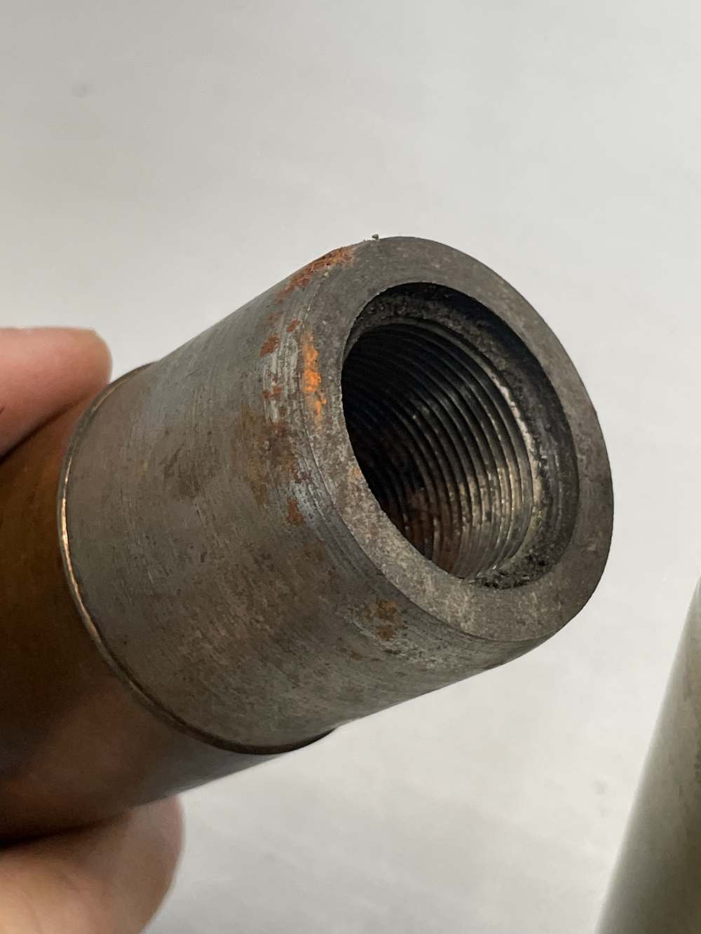 Hotchkiss 43mm 1 pounder artillery round UMC US WW1 good markings inert-img-5