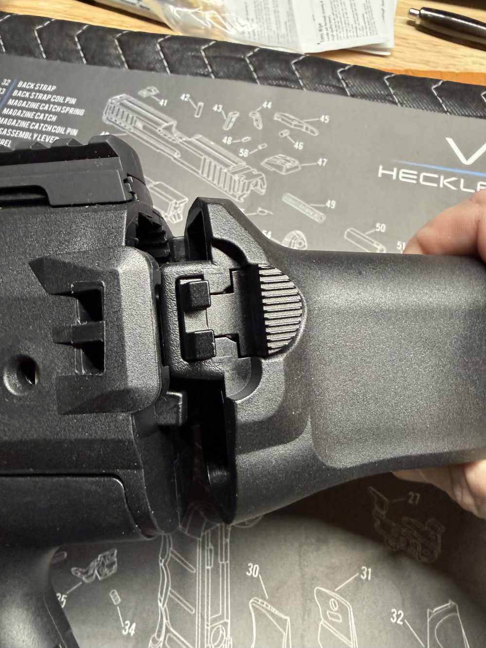 Beretta ARX100 Enhanced Push Button For Folding Stock W/ Hardware-img-1