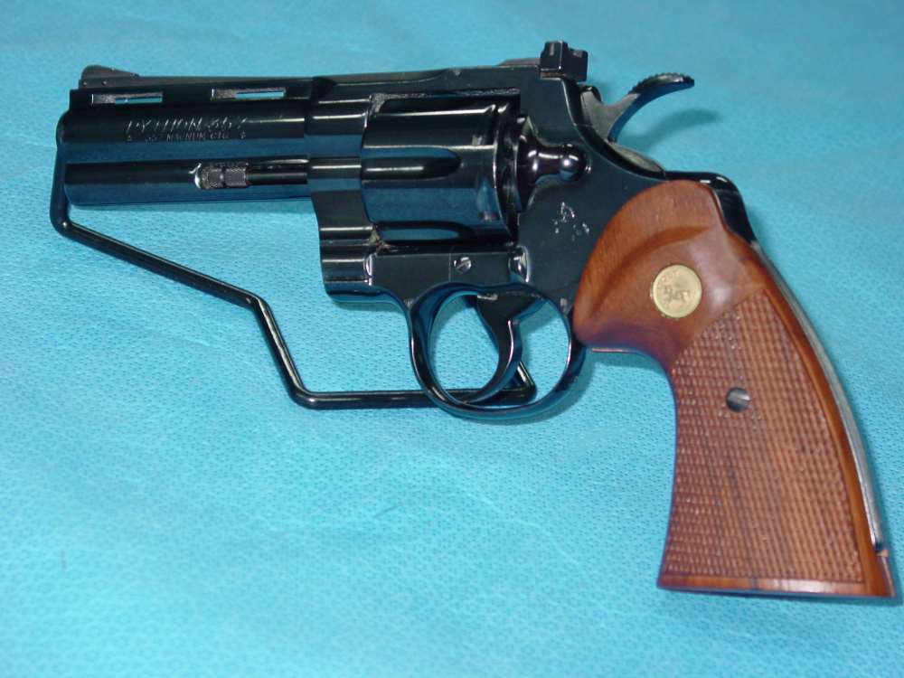1978 Colt Python .357 Magnum Revolver 4” Blued-img-1