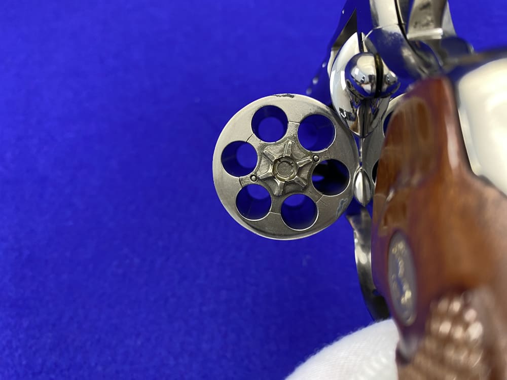 1965 Colt Python .357 Magnum Nickel 6" *NICKEL PYTHON w/ HOLLOW UNDERLUG*-img-39
