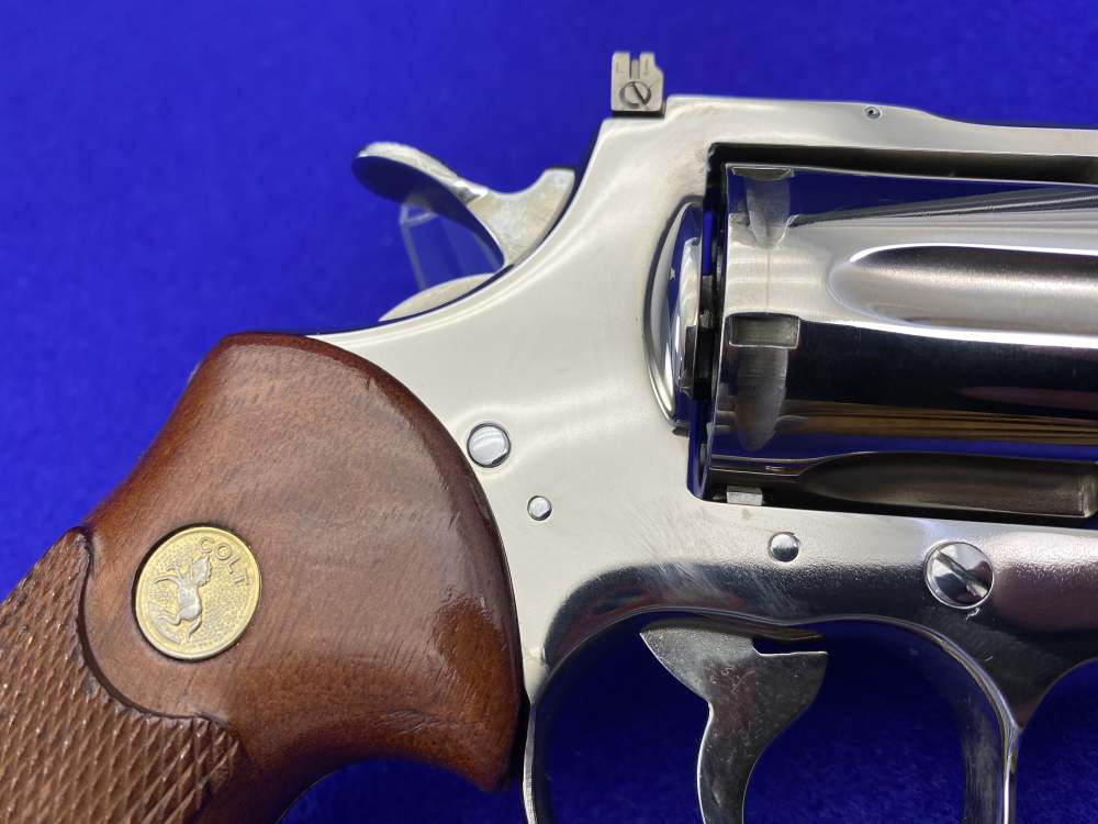 1965 Colt Python .357 Magnum Nickel 6" *NICKEL PYTHON w/ HOLLOW UNDERLUG*-img-17