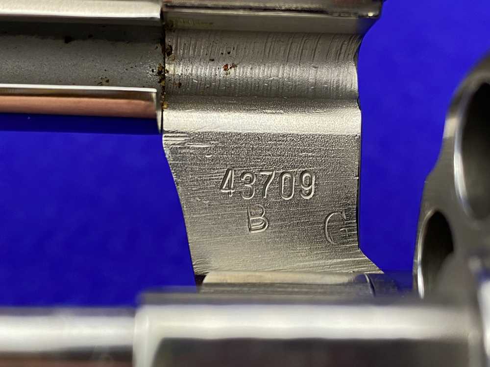 1965 Colt Python .357 Magnum Nickel 6" *NICKEL PYTHON w/ HOLLOW UNDERLUG*-img-43