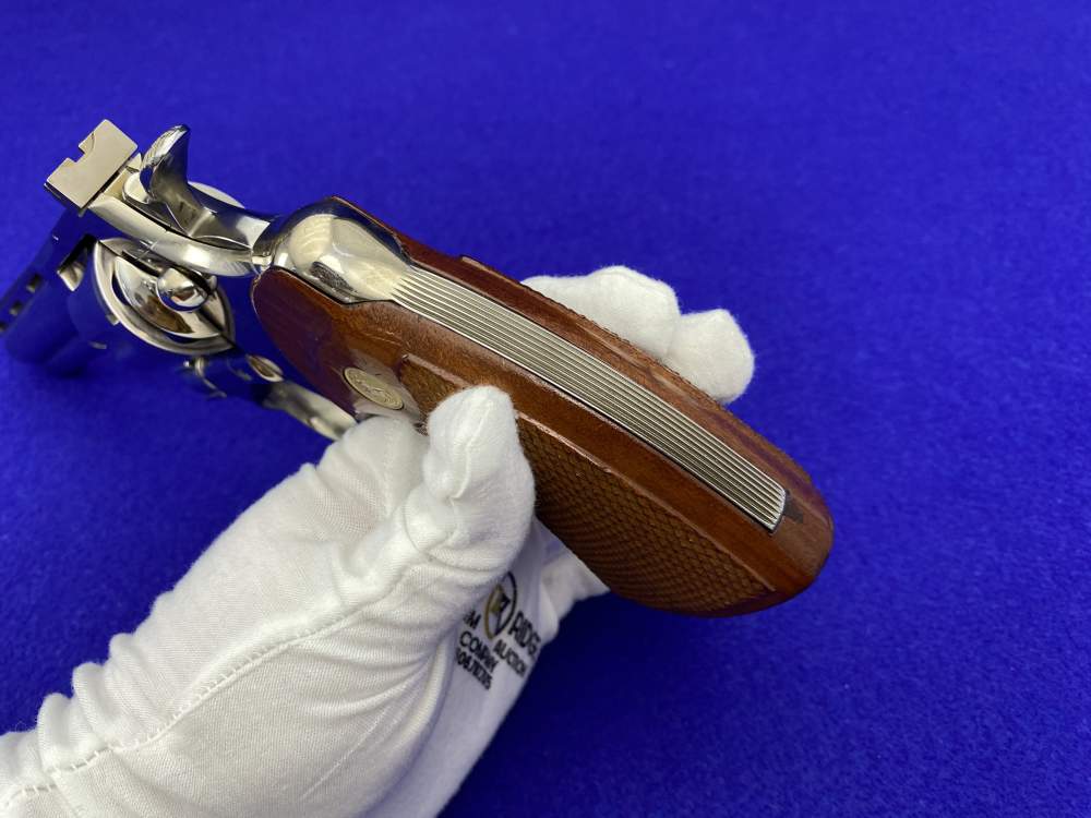 1965 Colt Python .357 Magnum Nickel 6" *NICKEL PYTHON w/ HOLLOW UNDERLUG*-img-23