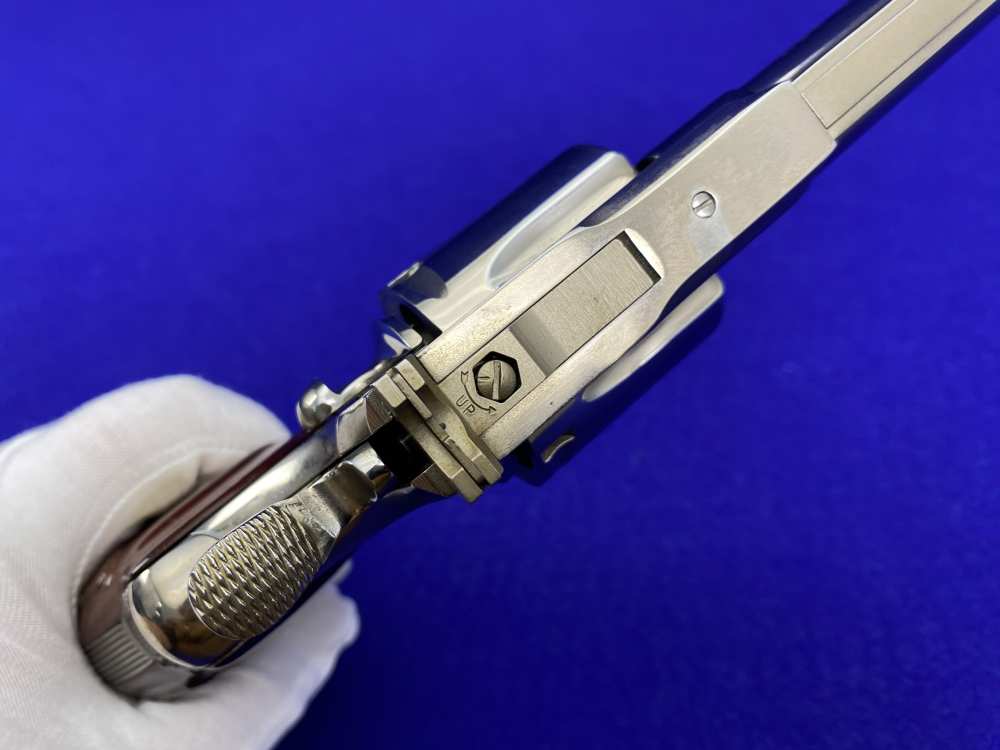 1965 Colt Python .357 Magnum Nickel 6" *NICKEL PYTHON w/ HOLLOW UNDERLUG*-img-26