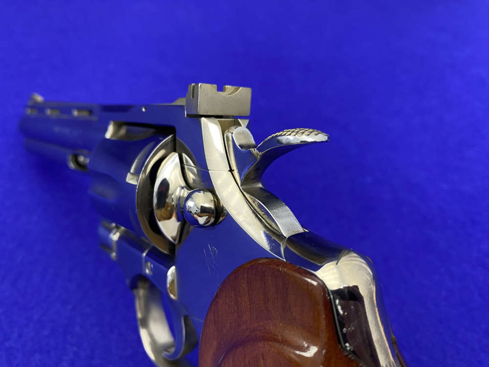 1965 Colt Python .357 Magnum Nickel 6" *NICKEL PYTHON w/ HOLLOW UNDERLUG*-img-24